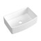 Kibi K2-SF33C, Undermount, Farmhouse/Apron Mount, Glossy White Finish K2-SF33C - alternate 3
